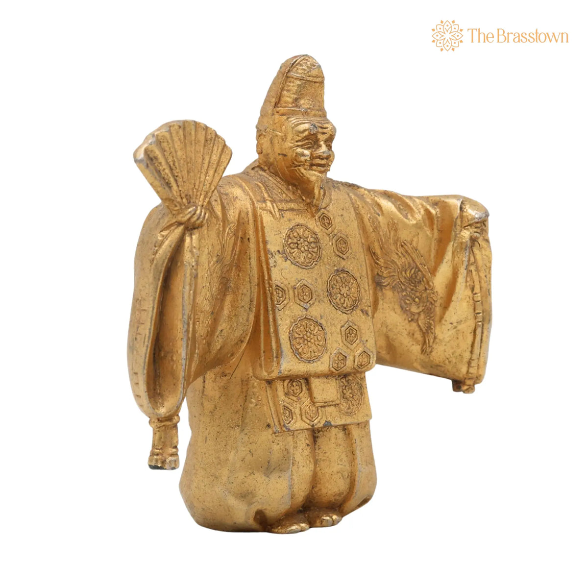 Brass Antique Buddhist Tibetian Decorative Showpeice – Handcrafted Traditional Showpiece for Home Décor &amp; Gifting 4.5 Inch 2
