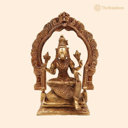 Brass Varahi Amman Idol – Handcrafted Varahi Devi Murti, Maa Varahi Mata Vigraha for Pooja, Home Temple &amp; Décor 8 Inch 1