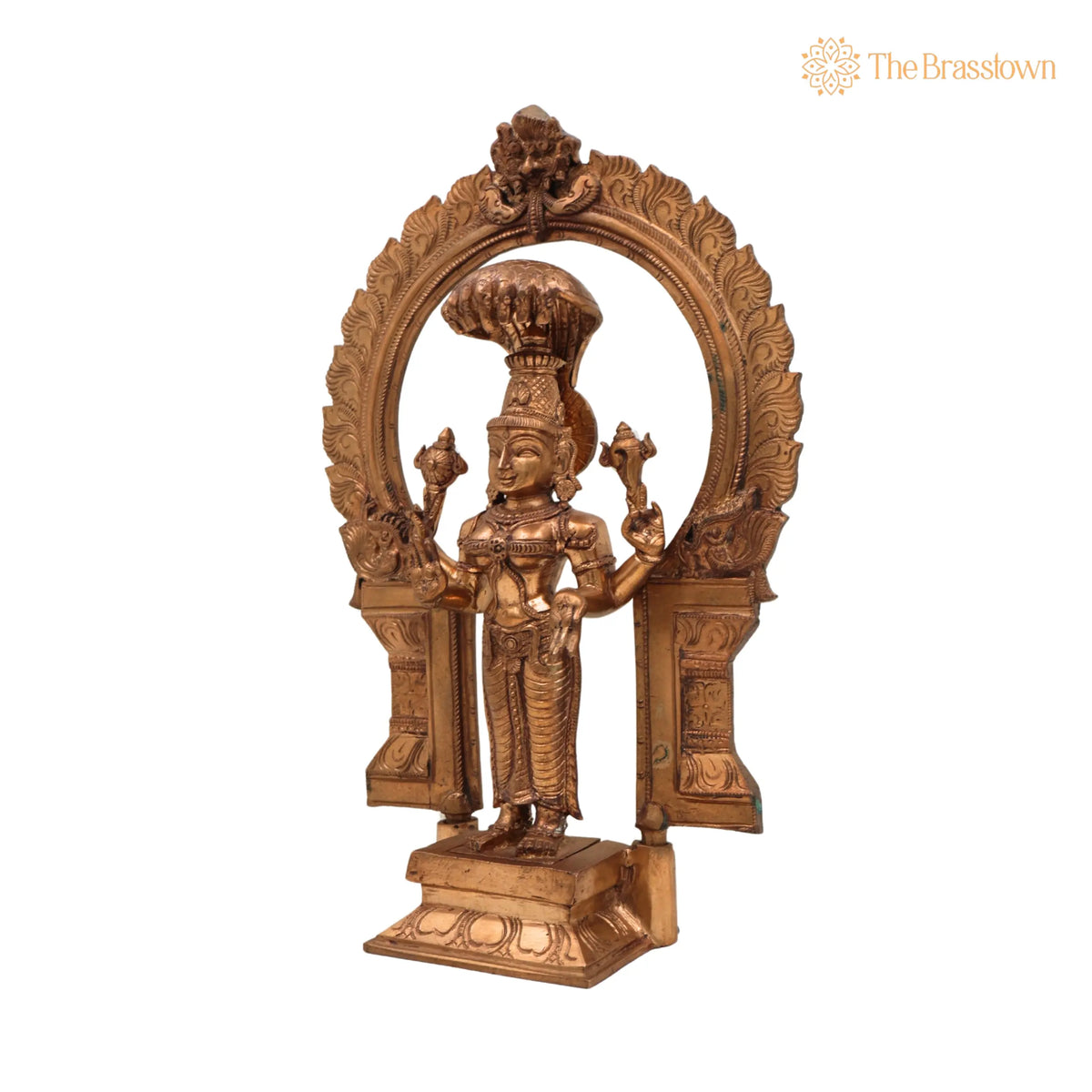 Bronze Handcrafted Annapurna Devi Idol – Panchaloha Annapurneshwari Murti for Home Temple Décor 12.5 Inch 2