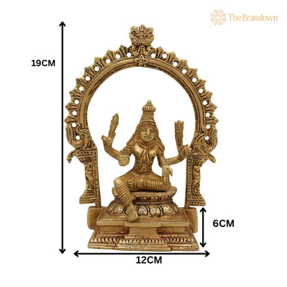 Brass Murugan Idol – Handcrafted Kartikeya Subramanya Skanda Statue, Pital Shanmuga Moorti for Pooja Room Home Décor Gift 7.5 Inch 5