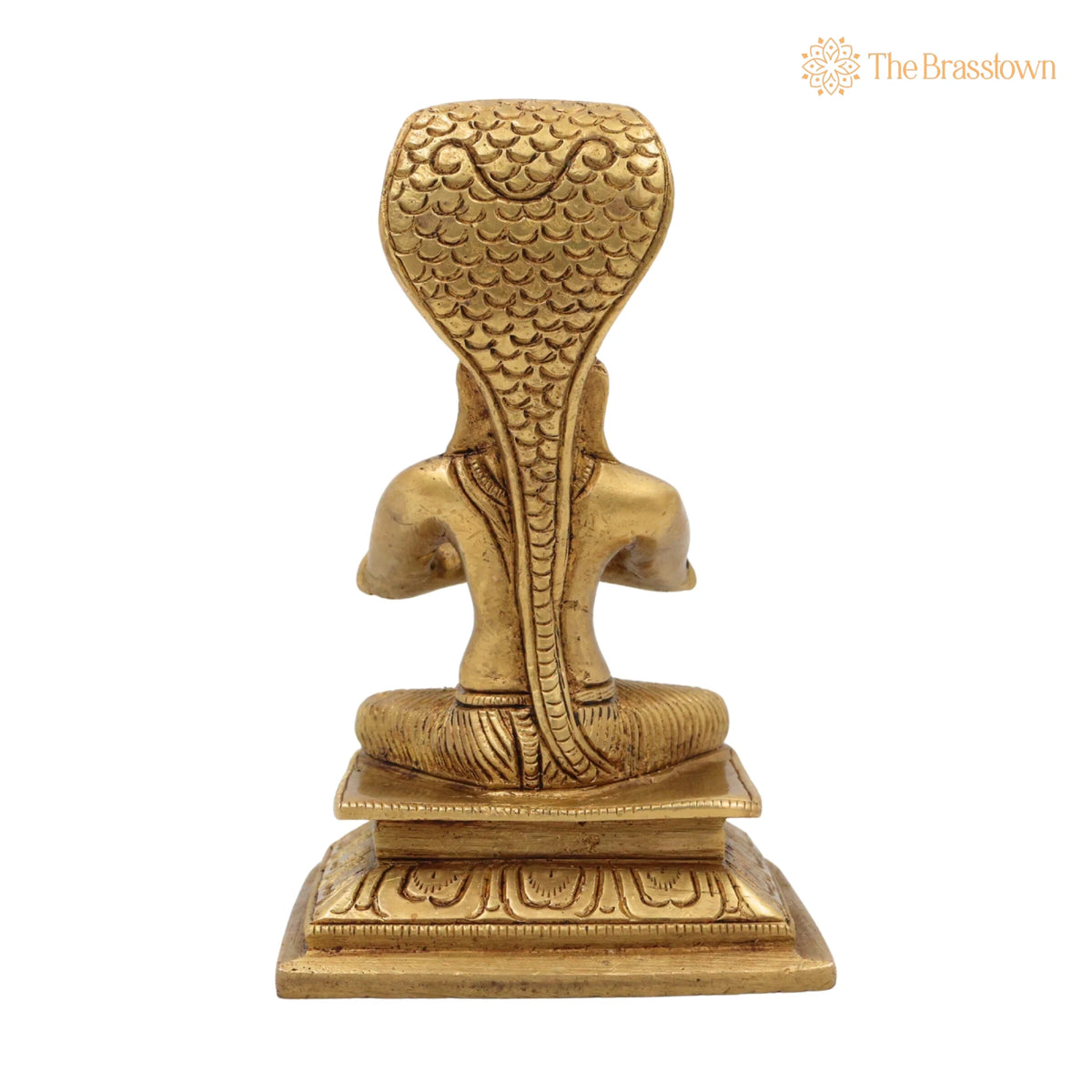 Brass Manavala Mamunigal Idol – Handcrafted Azhagiya Manavalan Varavaramuni Pital Moorthi Vigraham Statue for Pooja &amp; Home Décor 5 Inch 4