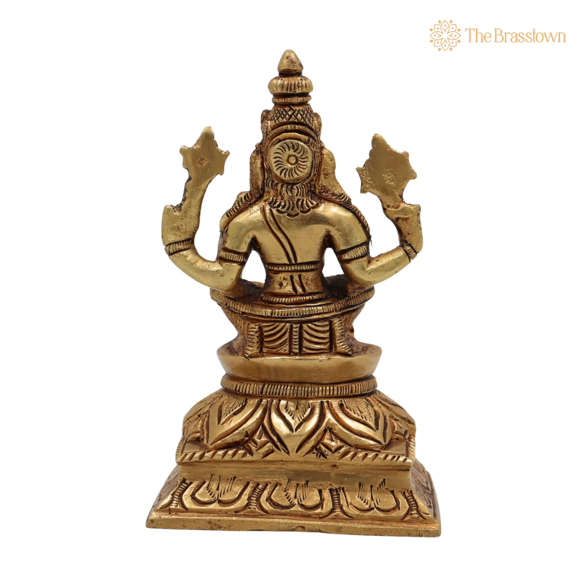Brass Lord Hayagriva Idol – Handcrafted Hayagreeva Murti Hayavadana Statue Vidya Varada Vigraha for Puja, Home Temple, Décor &amp; Gifts 4.5 Inch 4