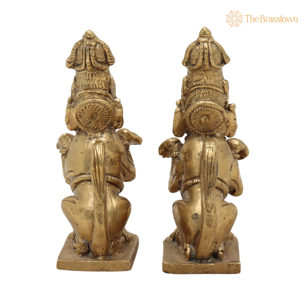 Handcrafted Bronze Purushamruga Yali Idol – Panchaloha Vyala Simhamukha Shardula Chola Art Temple Sculpture for Vastu &amp; Home Décor 3 Inch 4