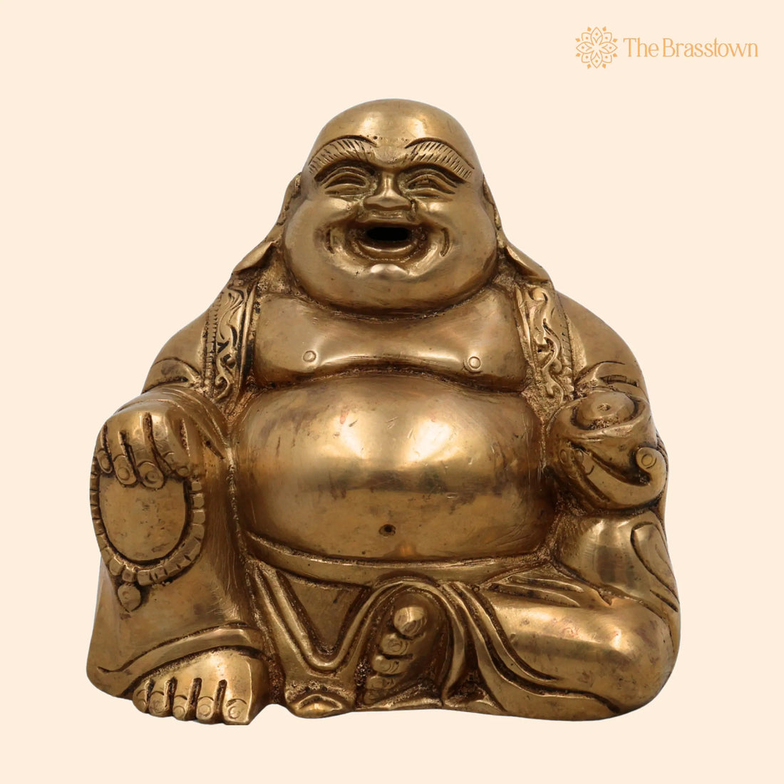 Brass Lord Kubera Idol – Handcrafted Kuber Murti Kuvera Vigraha Vaisravana Statue, Wealth God Dhanapati Pooja Sculpture for Home Temple Décor 4.5 Inch 1