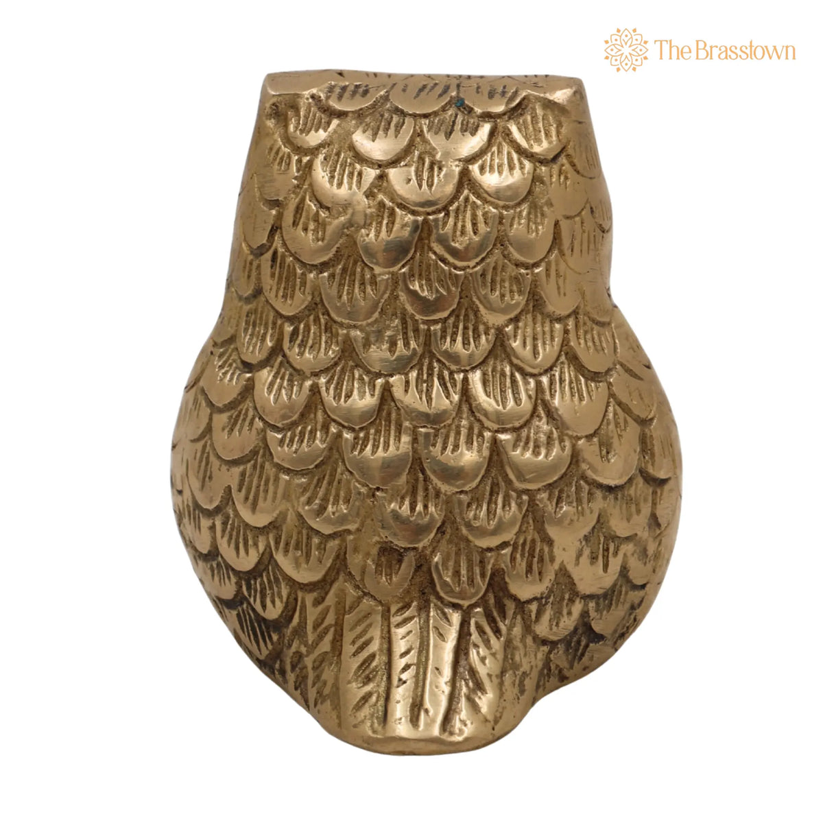 Handcrafted Brass Owl Idol – Ullu, Pechu, Uluka, Lakshmi Pakshi Sculpture, Vastu, Feng Shui &amp; Home Décor Showpiece 3.5 Inch 4