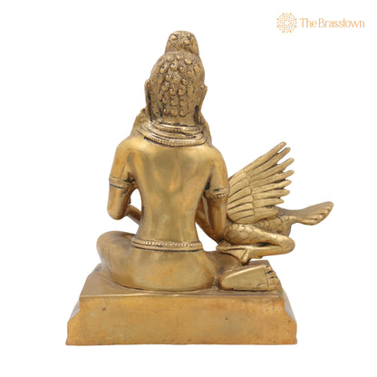 Brass Buddha Statue – Handcrafted Gautama Siddhartha Buddha Murti, Buddha Figurine, Spiritual Home Décor &amp; Pooja Idol 10 Inch 4