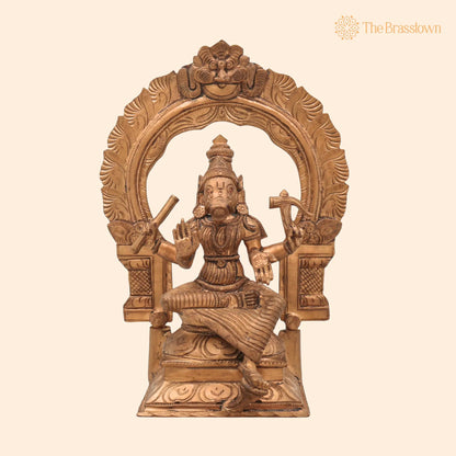 Handmade Panchaloha Bronze Varahi Amman – Chola Art Varahi Devi for Puja, Home Mandir &amp; Décor 9.5 Inch 1
