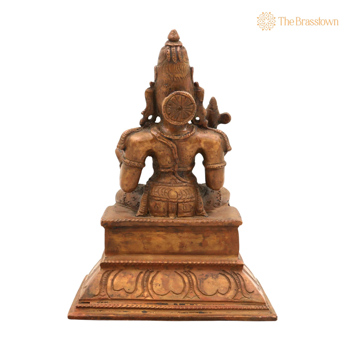Handcrafted Bronze Aiyanar Idol – Panchaloha Village Guardian Deity Sastha Ayyanar Chola Art Sculpture for Temple Pooja Décor 7 Inch 4