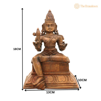 Handcrafted Bronze Aiyanar Idol – Panchaloha Village Guardian Deity Sastha Ayyanar Chola Art Sculpture for Temple Pooja Décor 7 Inch 5