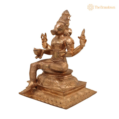 Handcrafted Bronze Varahi Devi Panchaloha Idol – Chola Art Varahi Amman, Ashta Matrika Varahi, Panchami Varahi 9 Inch 3