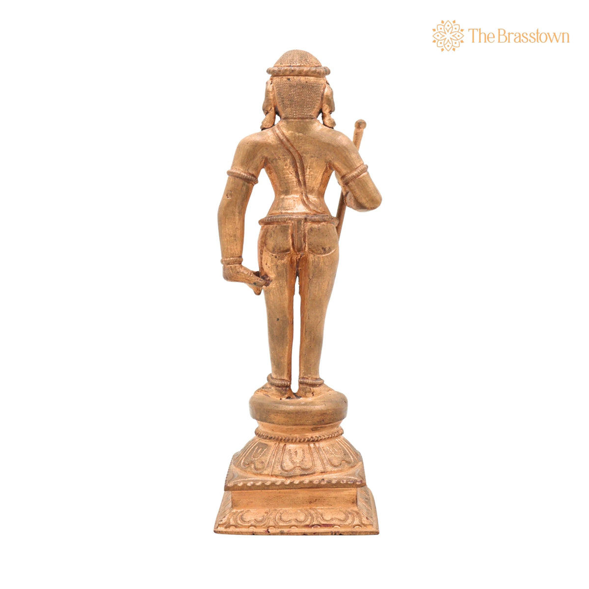 Handmade Swamimalai Murugan Idol in Bronze &amp; Panchaloha for Puja, Home Mandir &amp; Décor 6 Inch 4