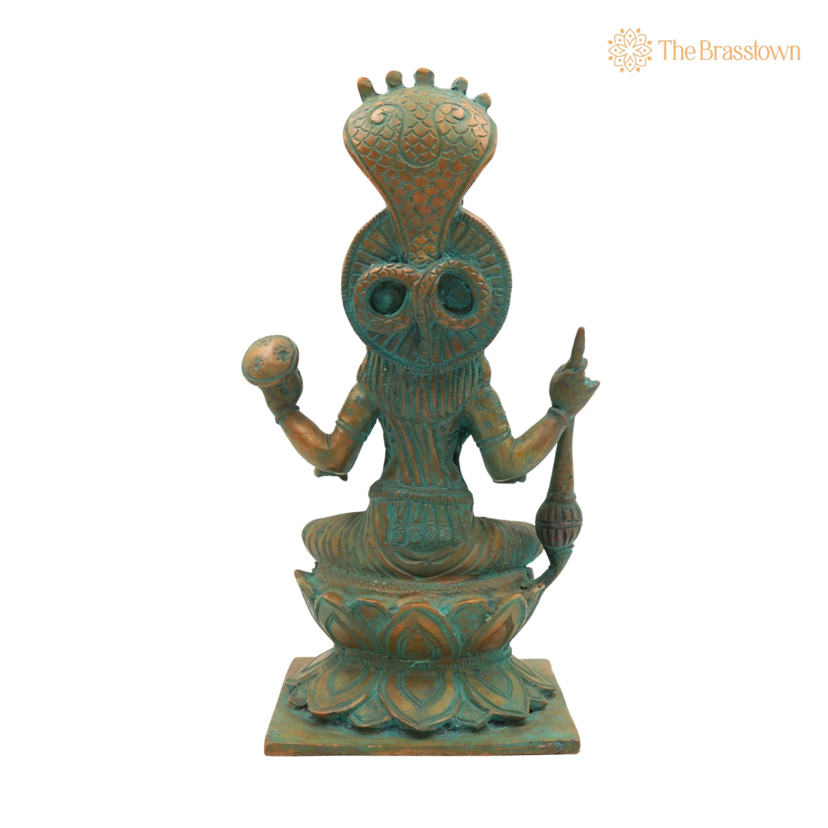 Handcrafted Bronze Panchaloha Mariamman Idol – Mariamma, Samayapuram Mariamman, Angalamman, Kula Deivam for Puja, Home Mandir &amp; Décor 9 Inch 4