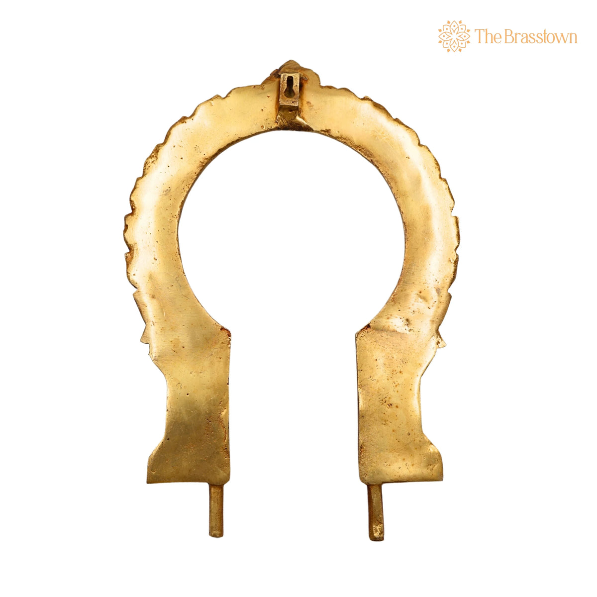 Brass Traditional Prabhavali Frame – Handcrafted Arch Wall Hanging for Temple, Home Décor, Prabhawali for Deity, Prabhaval 12 Inch 5