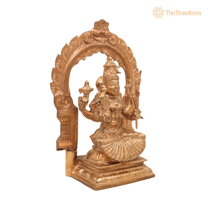 Handcrafted Bronze Raja Rajeshwari / Kamakshi Amman Idol for Puja, Home Mandir &amp; Décor 10 Inch 2