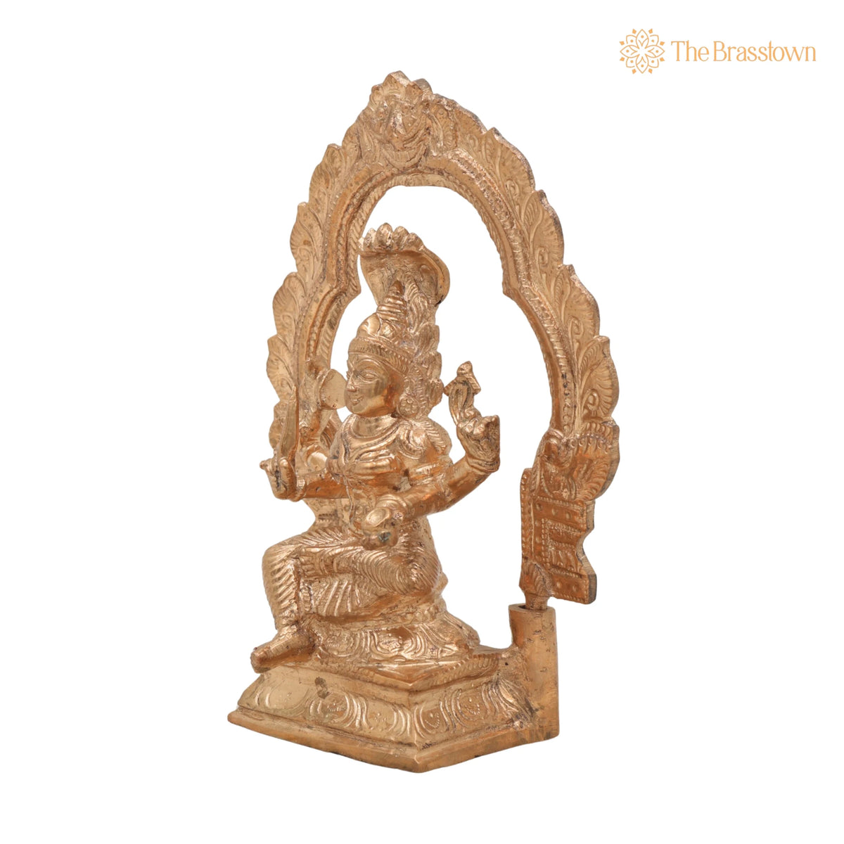 Handmade Bronze Mariyamman Idol – Panchaloha Murti of Mariamma, Mariatha, Angalamman, Aadi Mariamman for Pooja 6.5 Inch 3