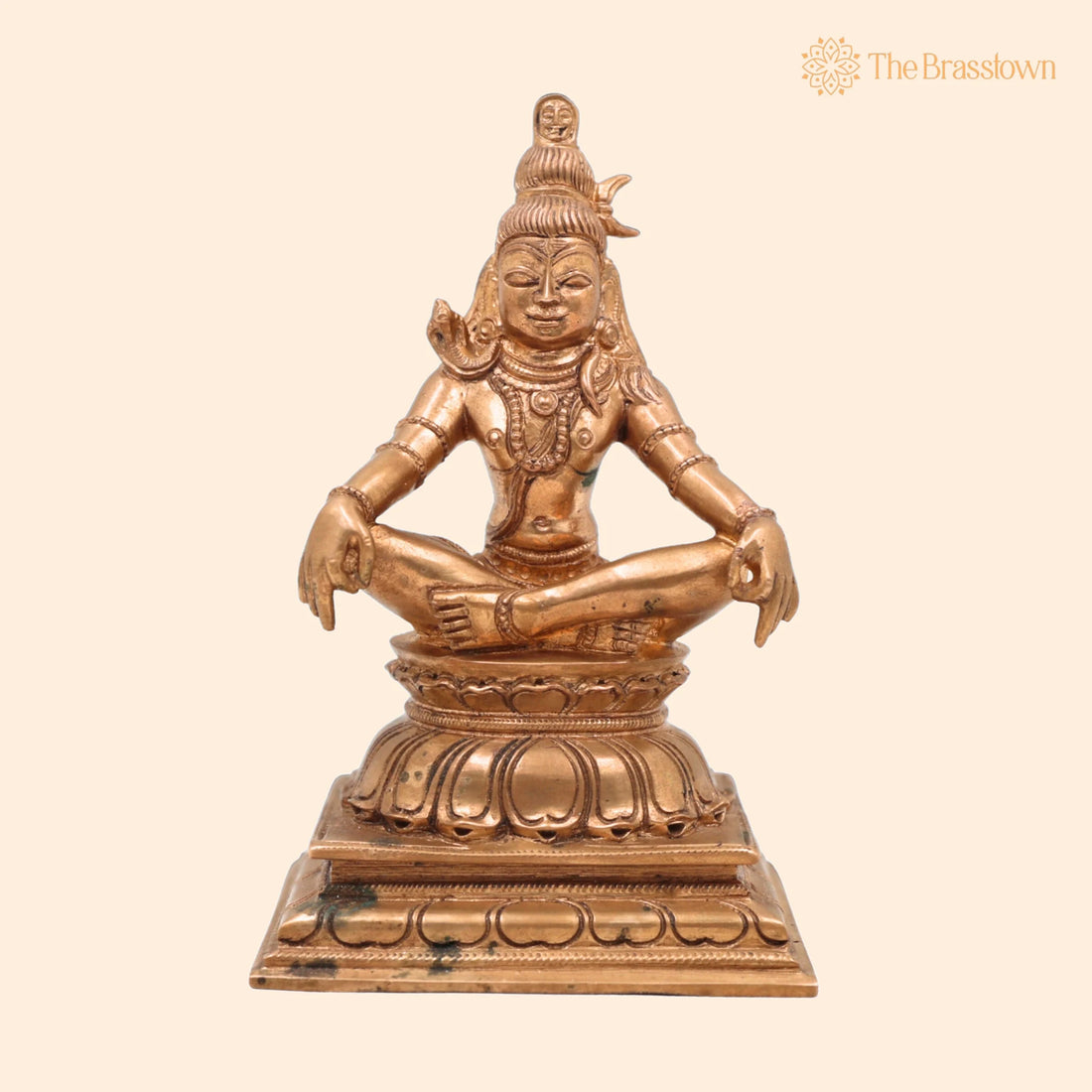 Handmade Bronze Shiva Idol – Mahadev Panchaloha Murti, Bholenath, Rudra, Neelkanth, Chola Art South India for Puja, Home Mandir &amp; Décor 5.5 Inch 1