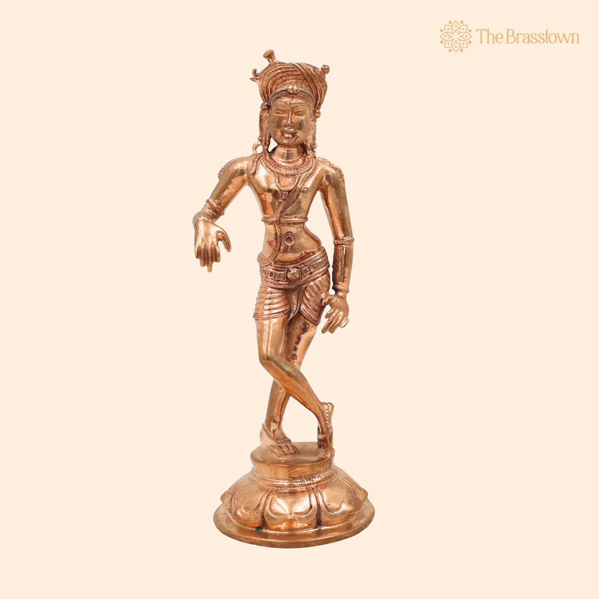 Vrishavahana Shiva Idol in Panchaloha Bronze – Mahadev Murti, Bholenath Statue, Handmade Chola Art Shiva for Puja &amp; Home Décor 6 Inch 1