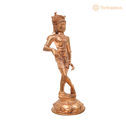 Vrishavahana Shiva Idol in Panchaloha Bronze – Mahadev Murti, Bholenath Statue, Handmade Chola Art Shiva for Puja &amp; Home Décor 6 Inch 2