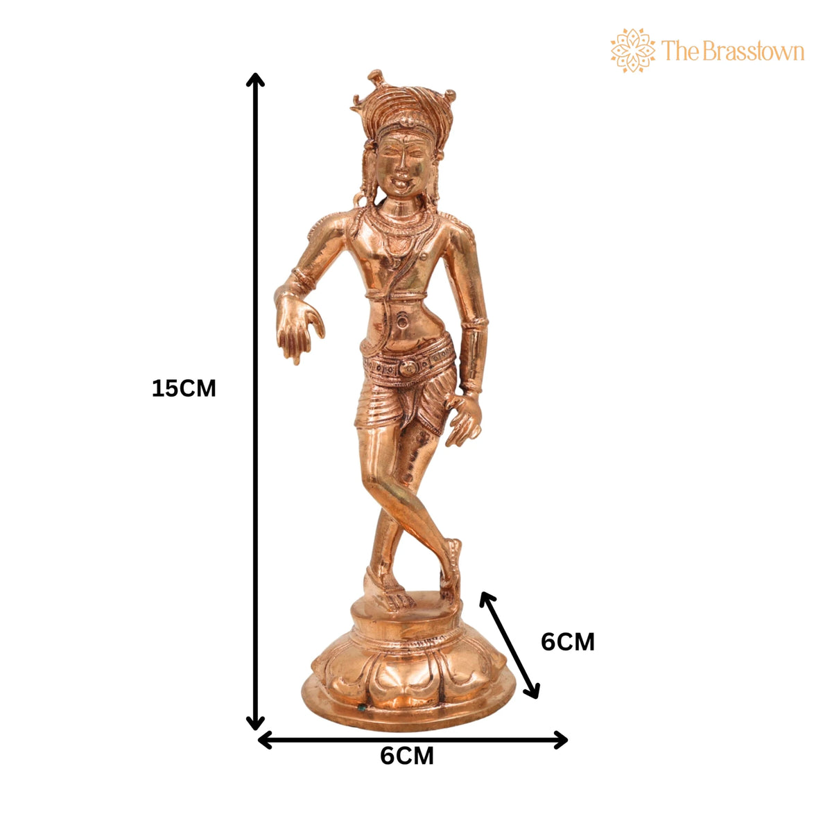 Vrishavahana Shiva Idol in Panchaloha Bronze – Mahadev Murti, Bholenath Statue, Handmade Chola Art Shiva for Puja &amp; Home Décor 6 Inch 5