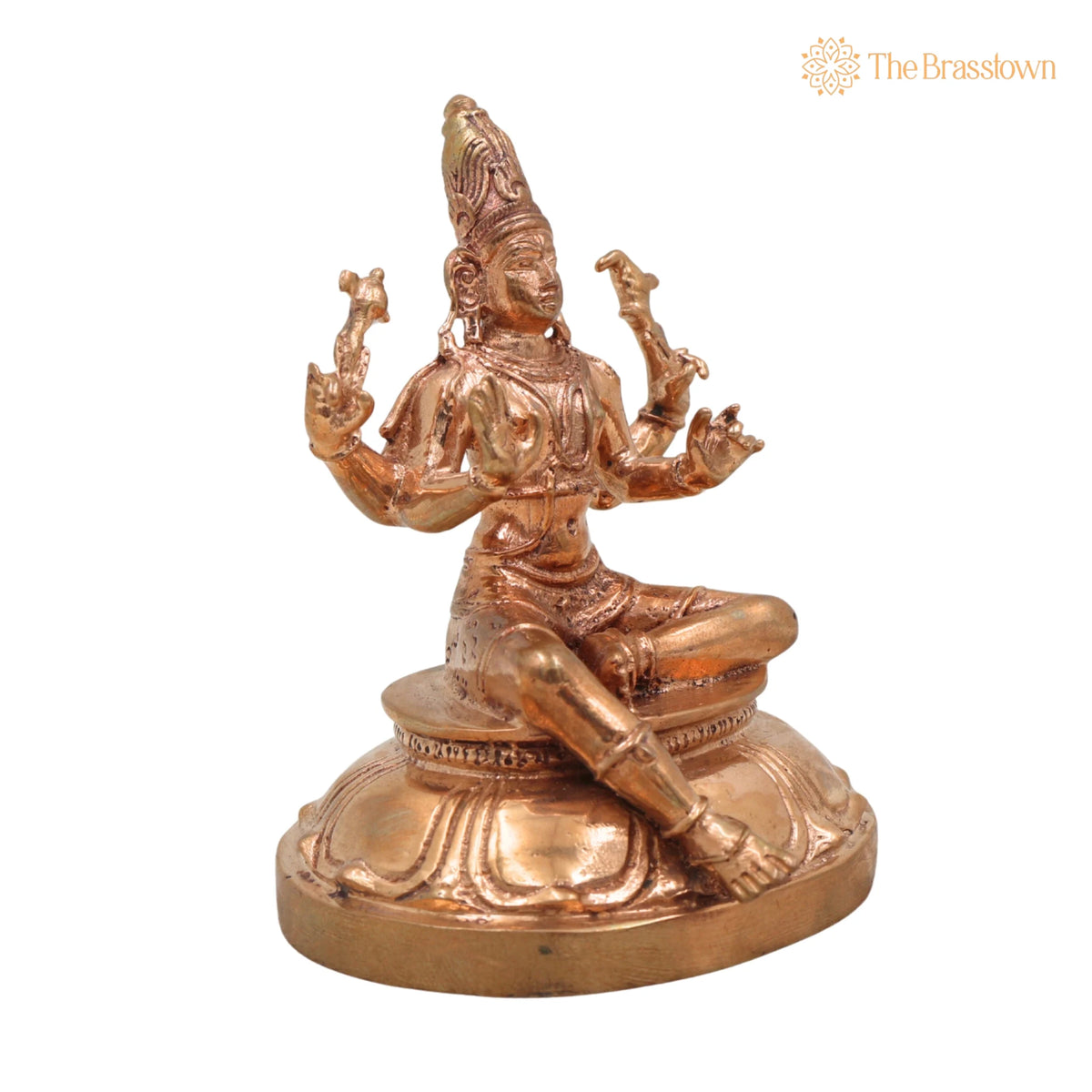 Handcrafted Bronze Shiva Idol – Mahadev, Bholenath, Chola Art, South Indian Temple Statue 4 Inch 2