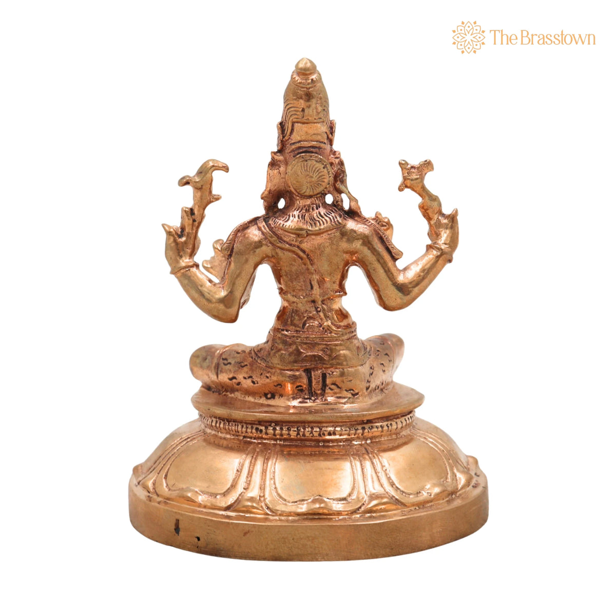 Handcrafted Bronze Shiva Idol – Mahadev, Bholenath, Chola Art, South Indian Temple Statue 4 Inch 4