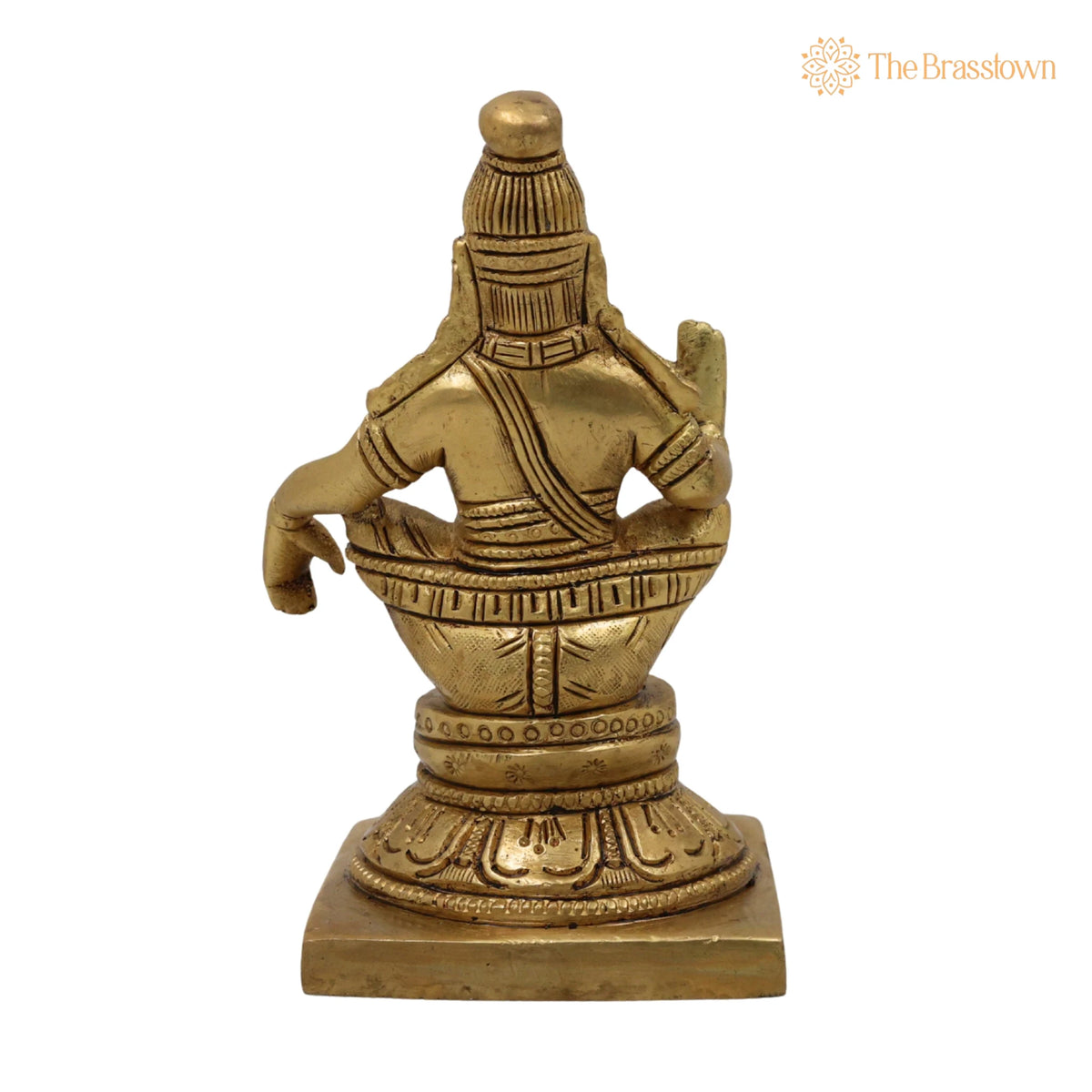 Brass Lord Murugan Idol – Handcrafted Kartikeya, Skanda, Subramanya, Shanmukha, Kumara Swamy, Vel Murugan Statue for Pooja 5 Inch 4