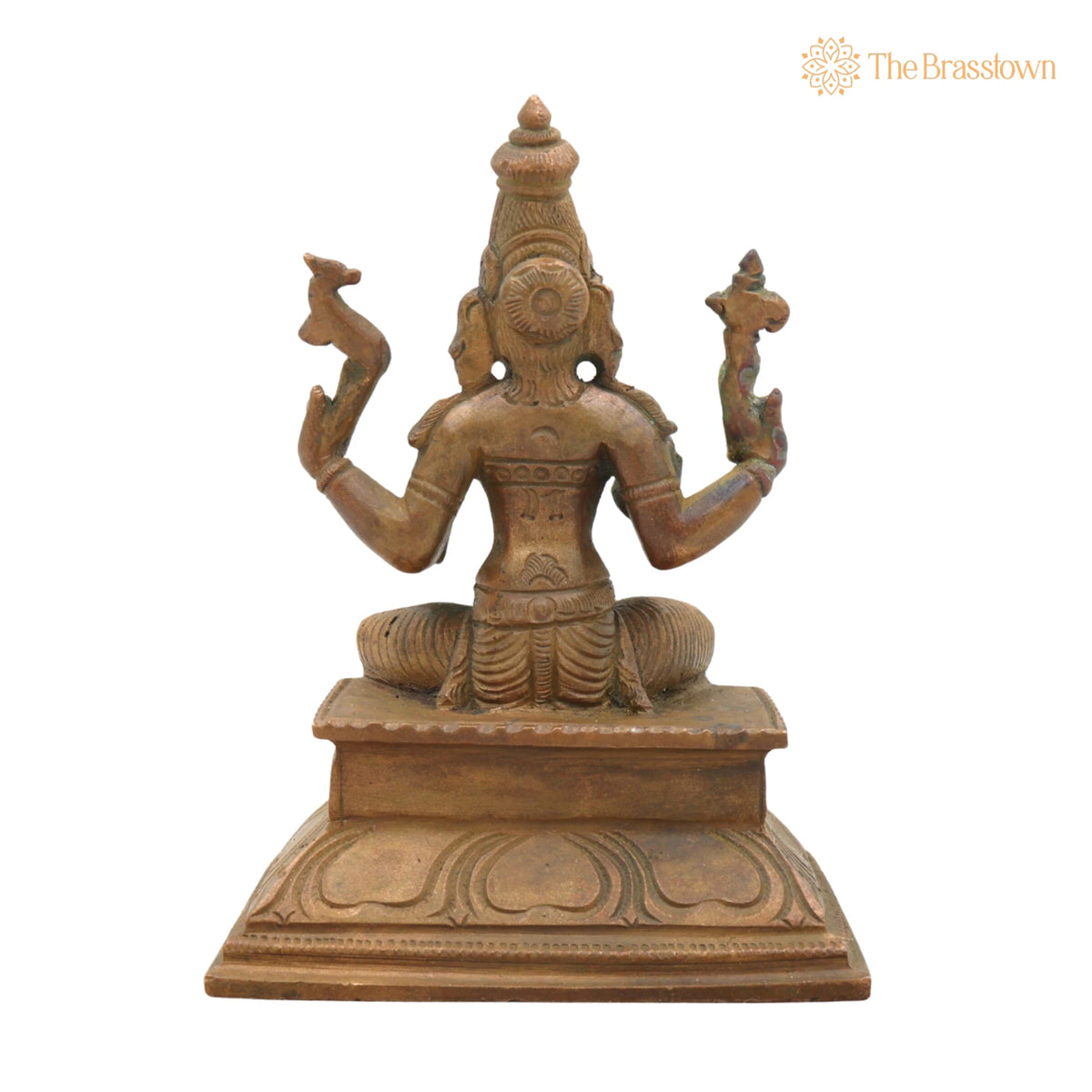 Handcrafted Bronze Parvati Devi Idol – Panchaloha Gauri Uma Durga Statue for Puja, Home Mandir &amp; Décor 5 Inch 4