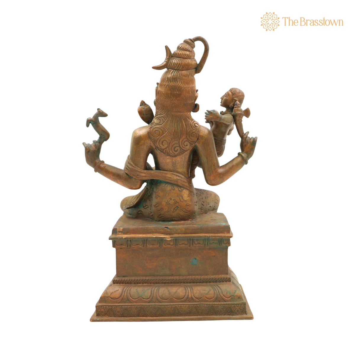 Handcrafted Panchaloha Somaskanda Idol for Puja, Home Mandir &amp; Décor 12.5 Inch 4