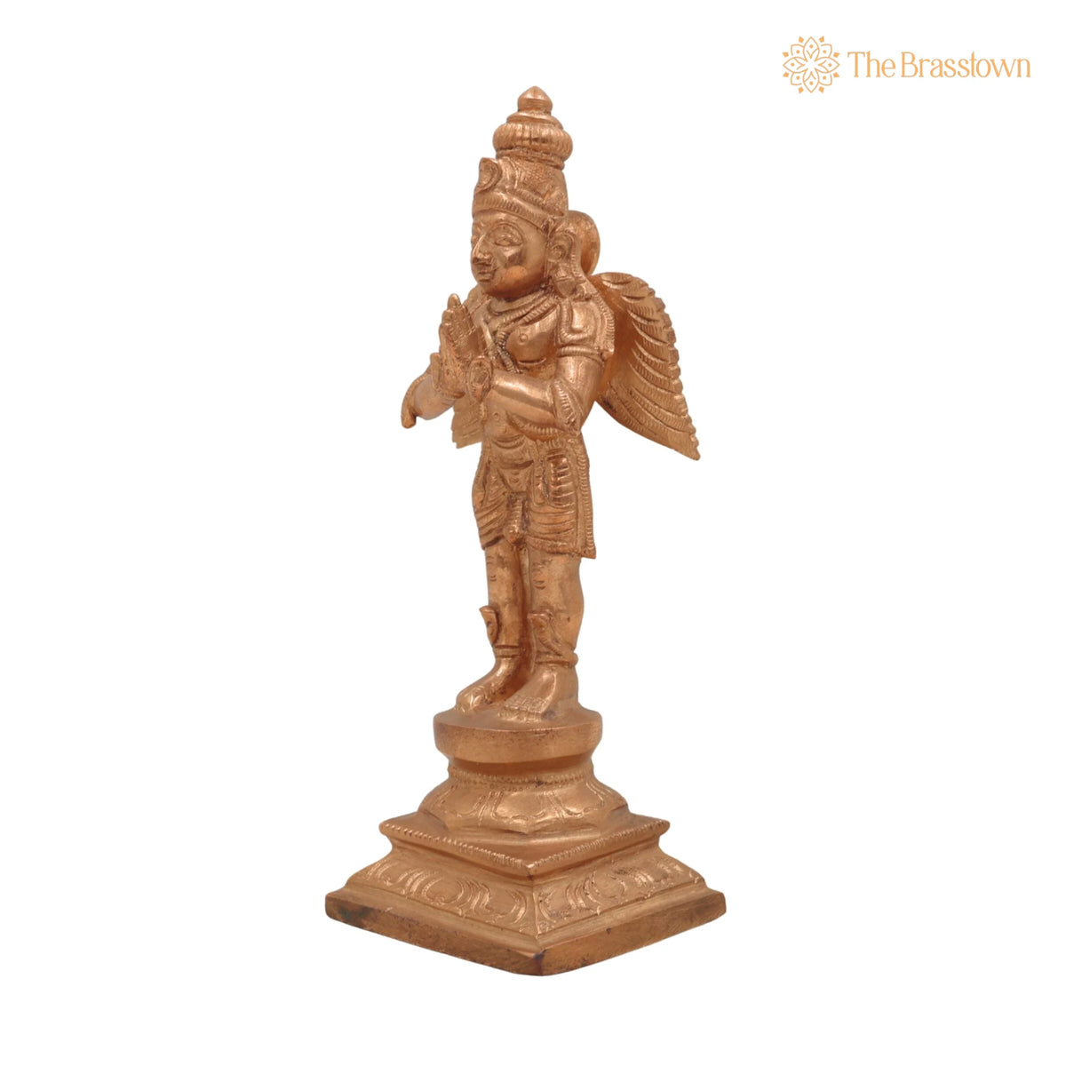 Handcrafted Panchaloha Bronze Garuda Dev Idol for Puja, Home Mandir &amp; Décor 6.5 Inch 3