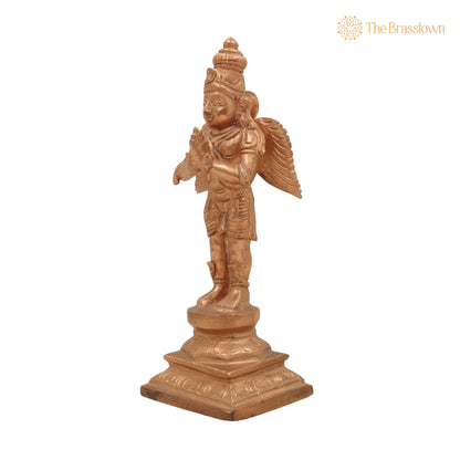Handcrafted Panchaloha Bronze Garuda Dev Idol for Puja, Home Mandir &amp; Décor 6.5 Inch 3
