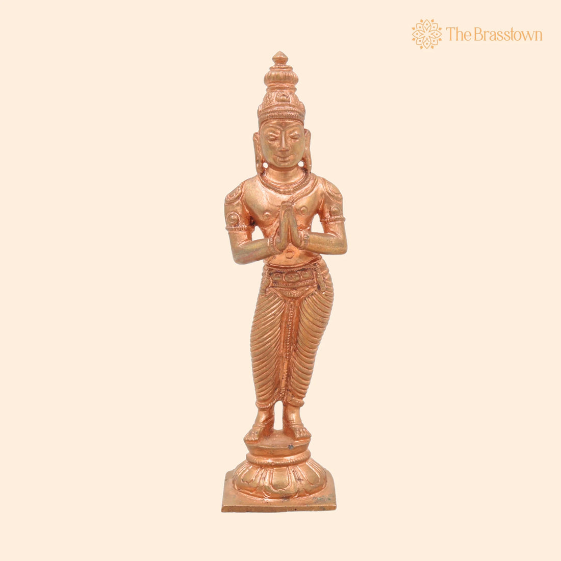 Divine Panchaloha Sundaram Idol – Handcrafted Sundara Sundaresha Sundareswaran Sundaramoorthy Murti for Puja, Home Mandir &amp; Décor 6 Inch 1