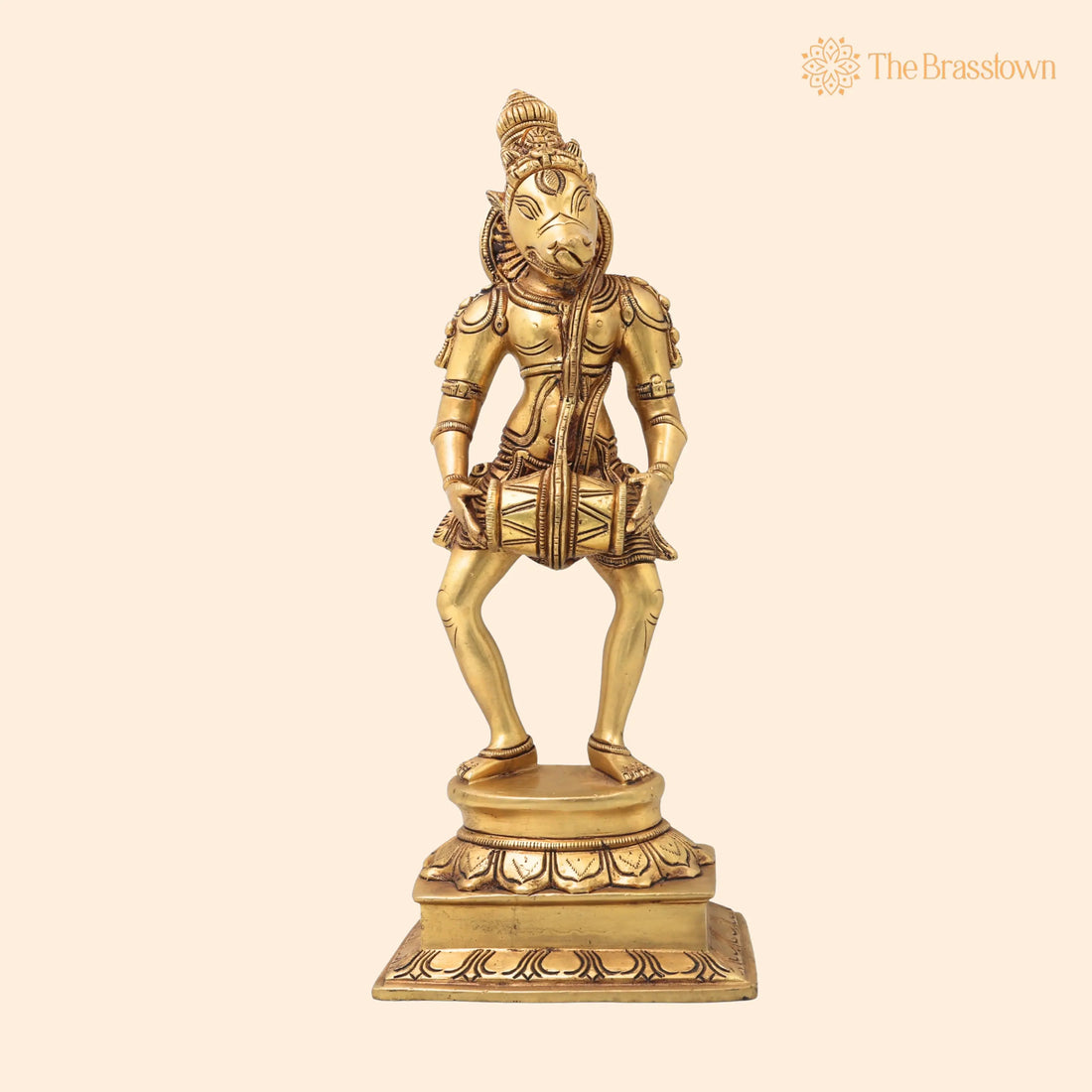 Brass Varaha Idol – Handcrafted Musical Varaha Murti / Vigraha for Home Décor, Temple, Pooja &amp; Spiritual Gifting 13 Inch 1