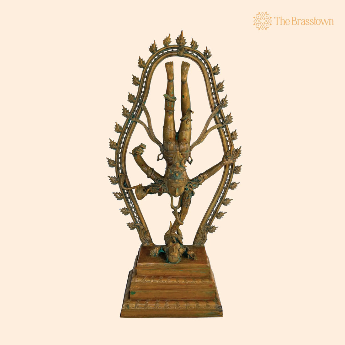Panchaloha Lord Tandav Shiva Idol – Handcrafted Panchaloha Masterpiece for Divine Grace 36 Inch 1