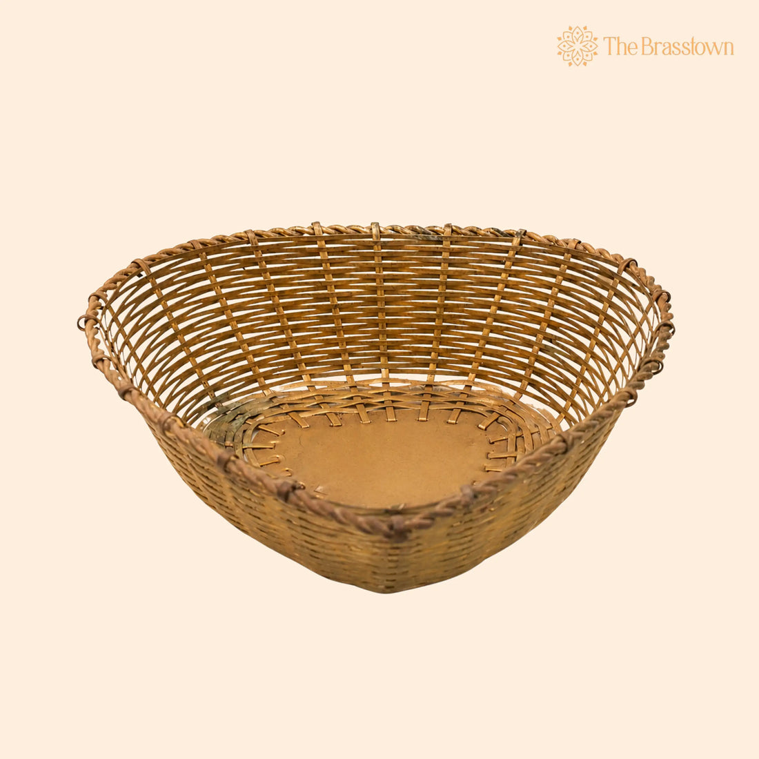 Brass Fruit Bowl Peetal Phal Dani – Handcrafted Traditional Indian Pittal Pitala Decorative Vellikal Fruit Tokri 2.5 Inch 1