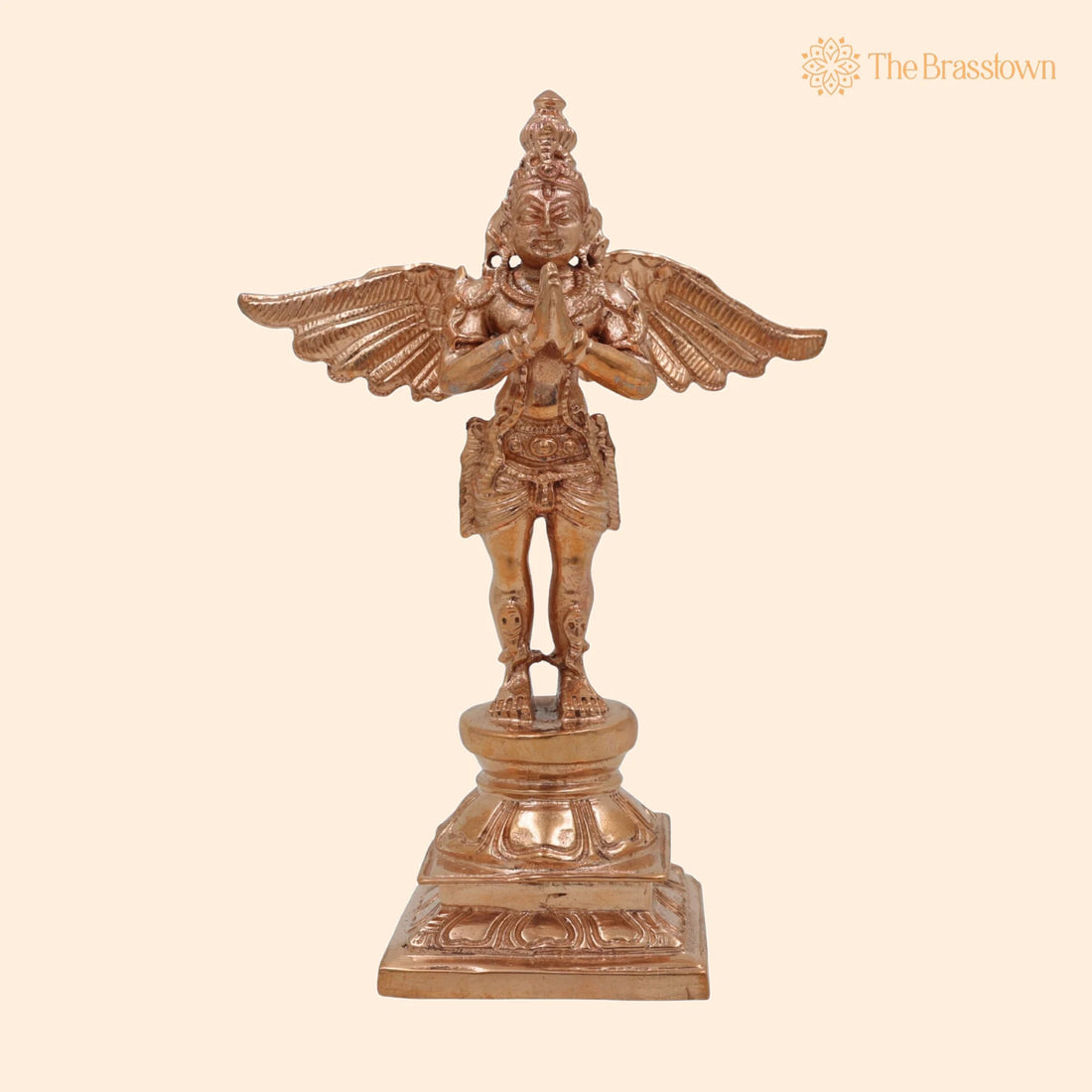 Bronze Lord Garuda Idol – Handcrafted Panchaloha Garuda Dev Murti for Pooja 5.5 Inch 1