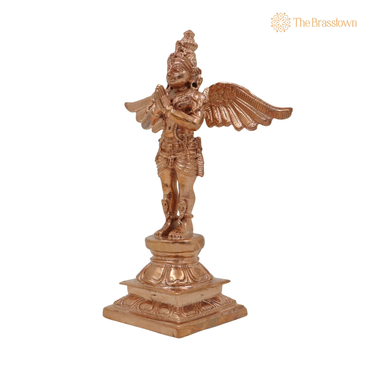 Bronze Lord Garuda Idol – Handcrafted Panchaloha Garuda Dev Murti for Pooja 5.5 Inch 3