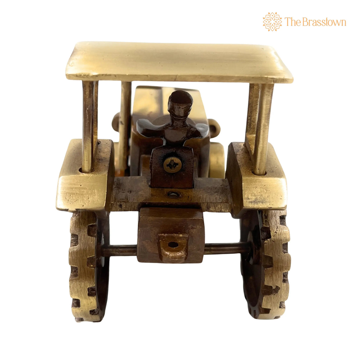 Brass Tractor Decorative – Handcrafted Tractor Showpeice for Home Décor &amp; Gifting 4 Inch 3