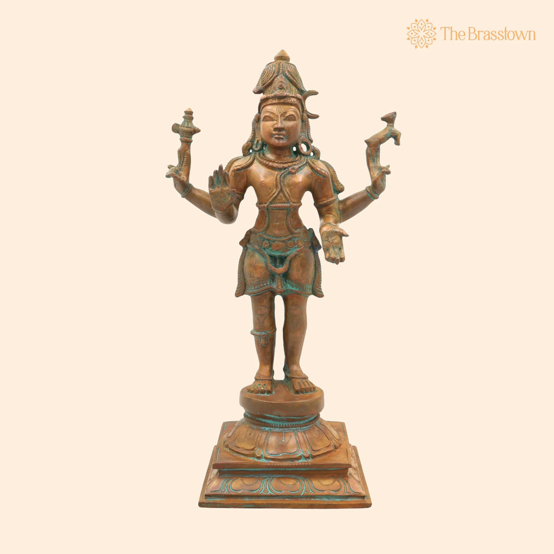 Bronze Lord Shiva Idols – Handcrafted Shiv Statue, Shankar Murti, Home Décor, Showpiece 13 Inch 1