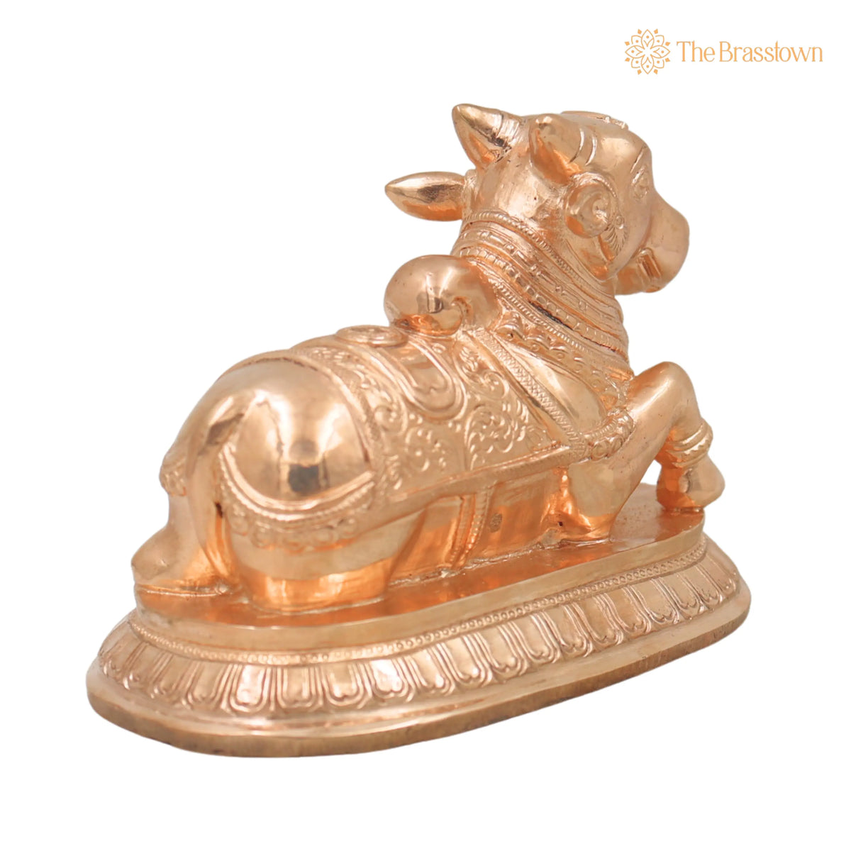 Handcrafted Chola Bronze Nandi Idol – Home Temple, Vastu &amp; Gifting 4.5 Inch 2