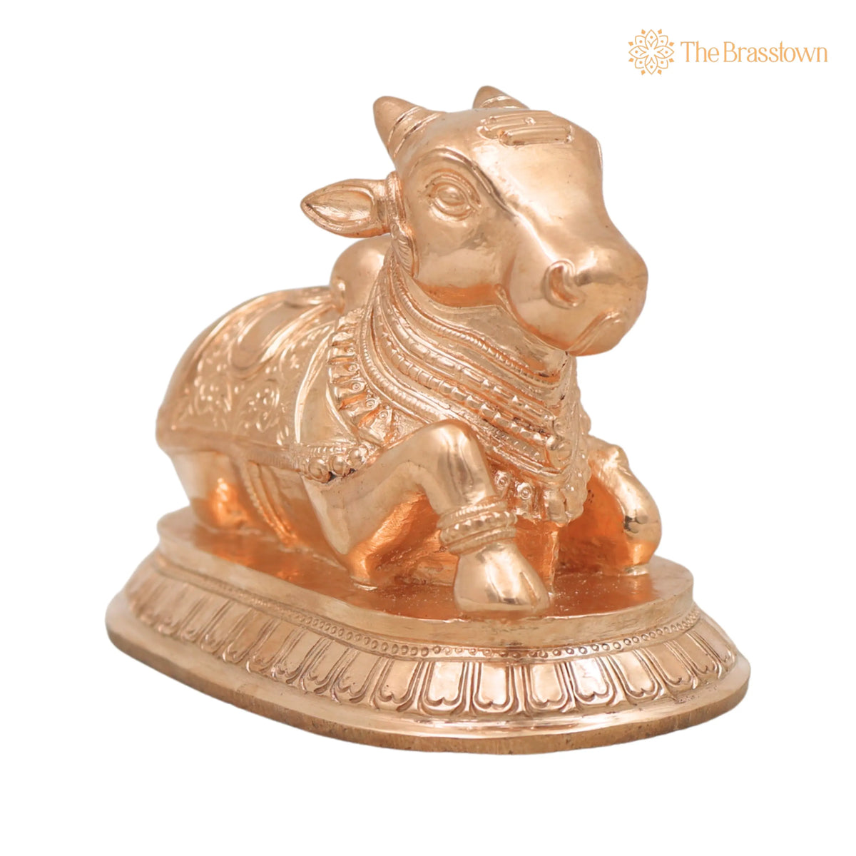 Handcrafted Chola Bronze Nandi Idol – Home Temple, Vastu &amp; Gifting 4.5 Inch 4