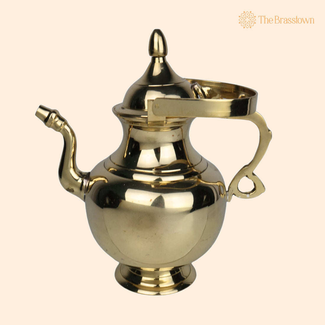Brass Water Kamandal – Handcrafted Traditional Pooja Lota 10.5 Inch 1