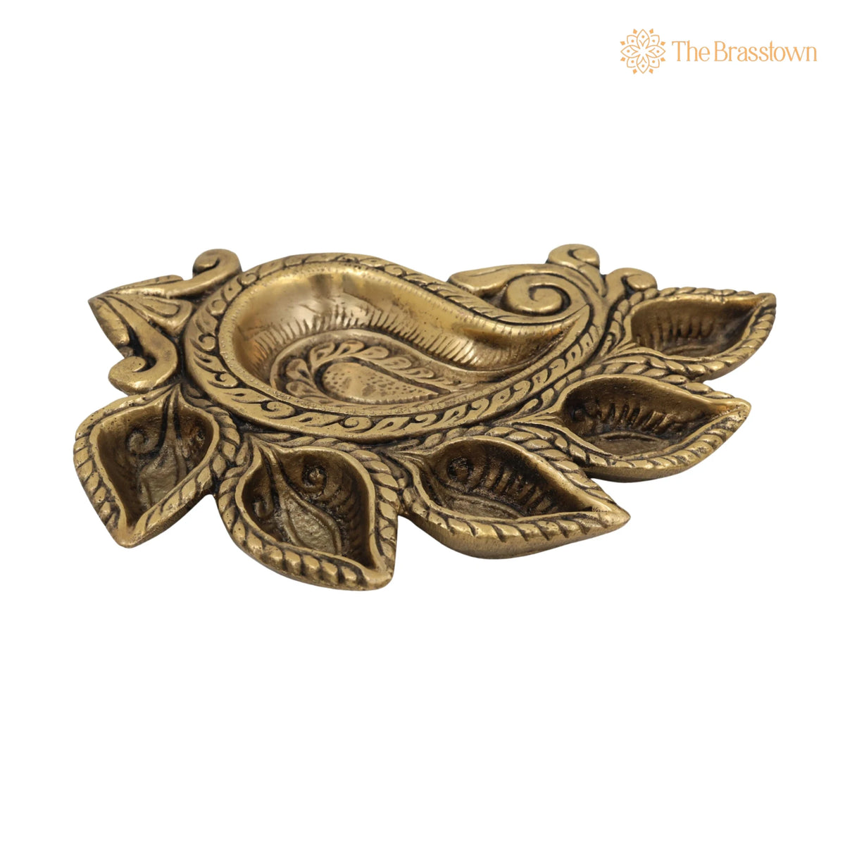Brass Lamps – Handcrafted Diya, Deepa, Lamps, Poja Lamps, Hanging Lamps, Deepam for Aarti, Puja &amp; Home Mandir Décor 1 Inch 3