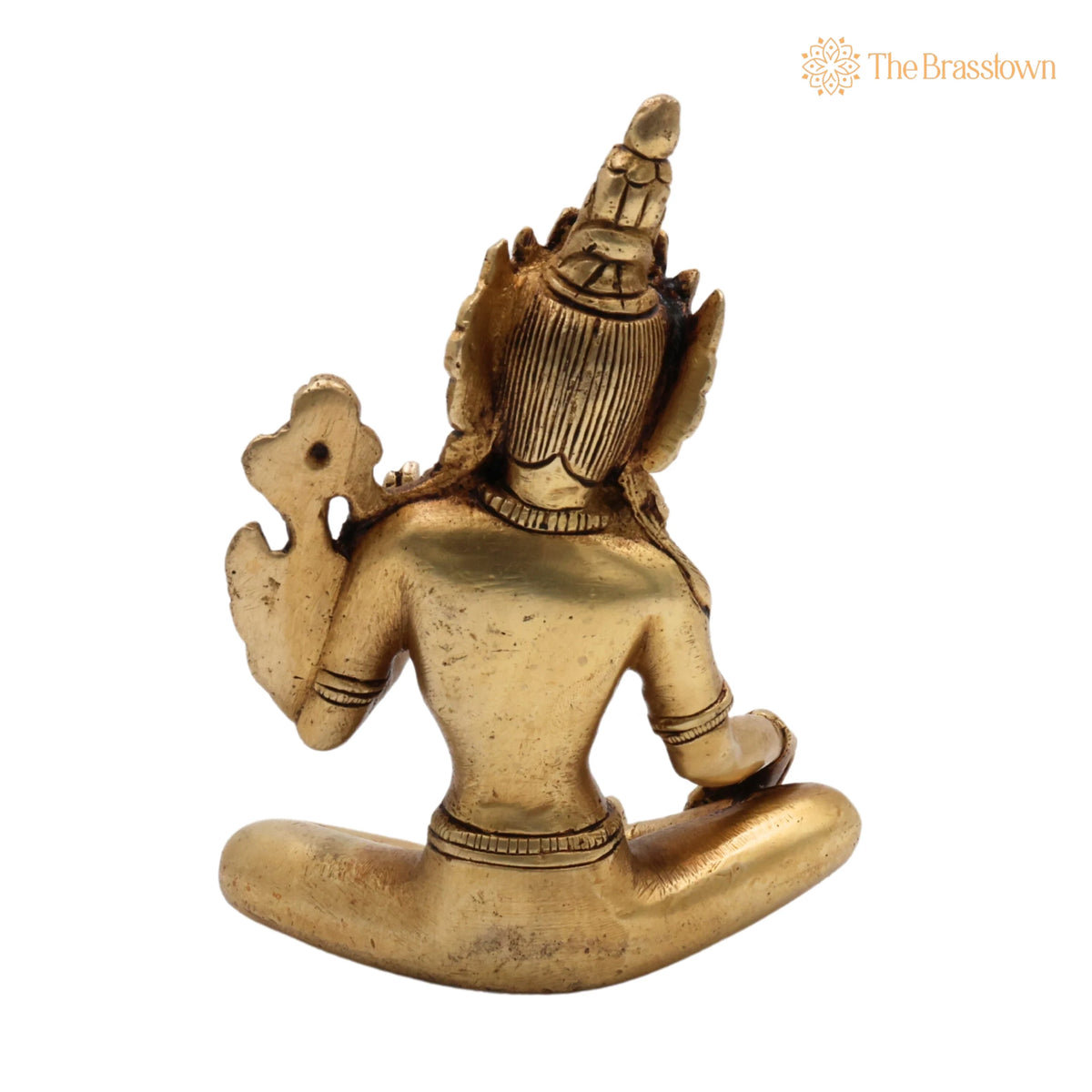 Handcrafted Brass Tara Maa Idol – Mahavidya Tara Devi, Ugra Tara, Home Temple &amp; Décor 5.5 Inch 5