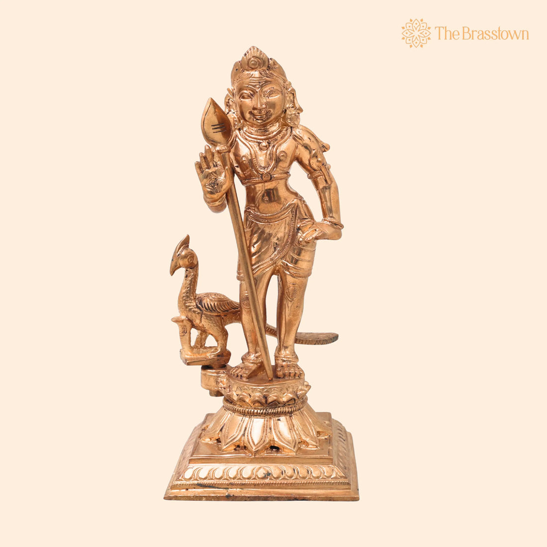 Bronze Bala Murugan – Handcrafted Swaminatha Silai, Karthikeya Bhagawan, Subramanya, Kumara, Mahasena, Shanmukha, Lord Murugan Idol, Guhan 7 Inch 1