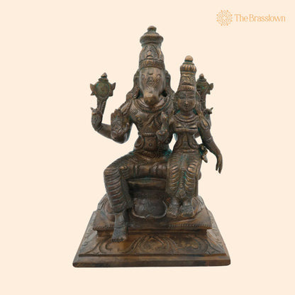 Handcrafted Bronze Varaha Lakshmi Idol for Puja, Home Mandir &amp; Décor 6 Inch 1