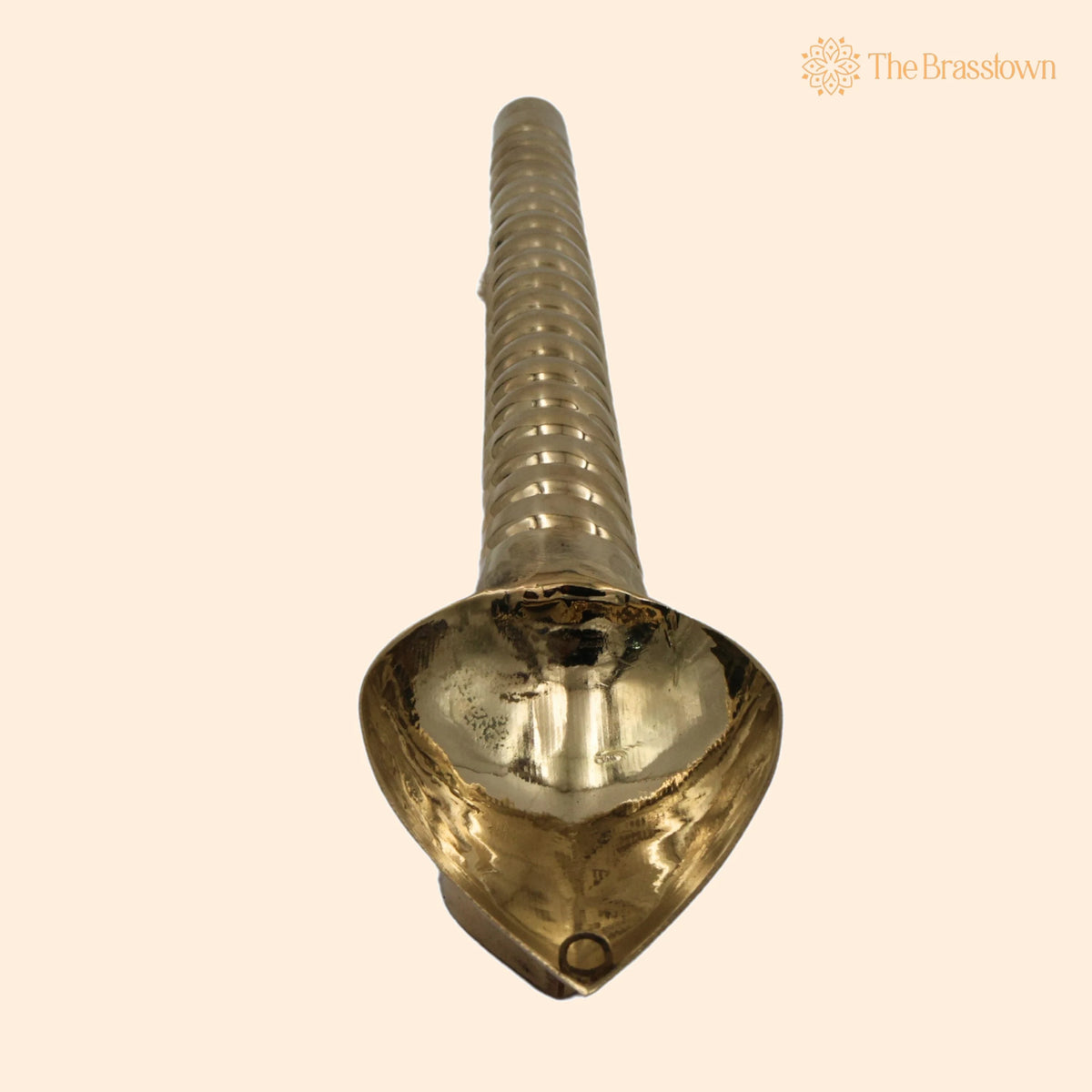 Brass Havan Spoon – Handcrafted Traditional Pooja Accessory 16 Inch 1