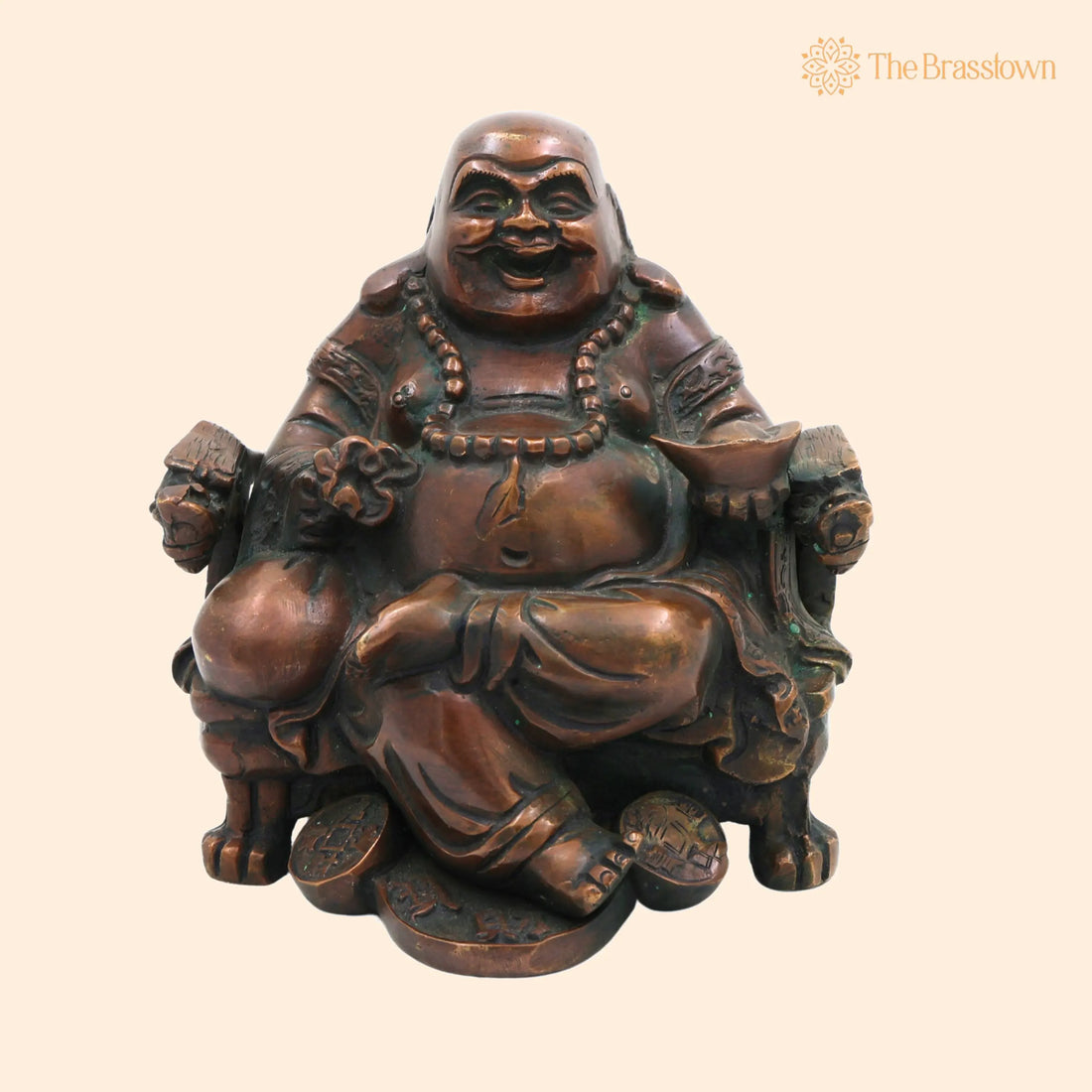 Brass Kubera Idol – Handcrafted Lord Kuber Kuvera Vaisravana Murti, Pooja, Vastu &amp; Prosperity 6.5 Inch 1