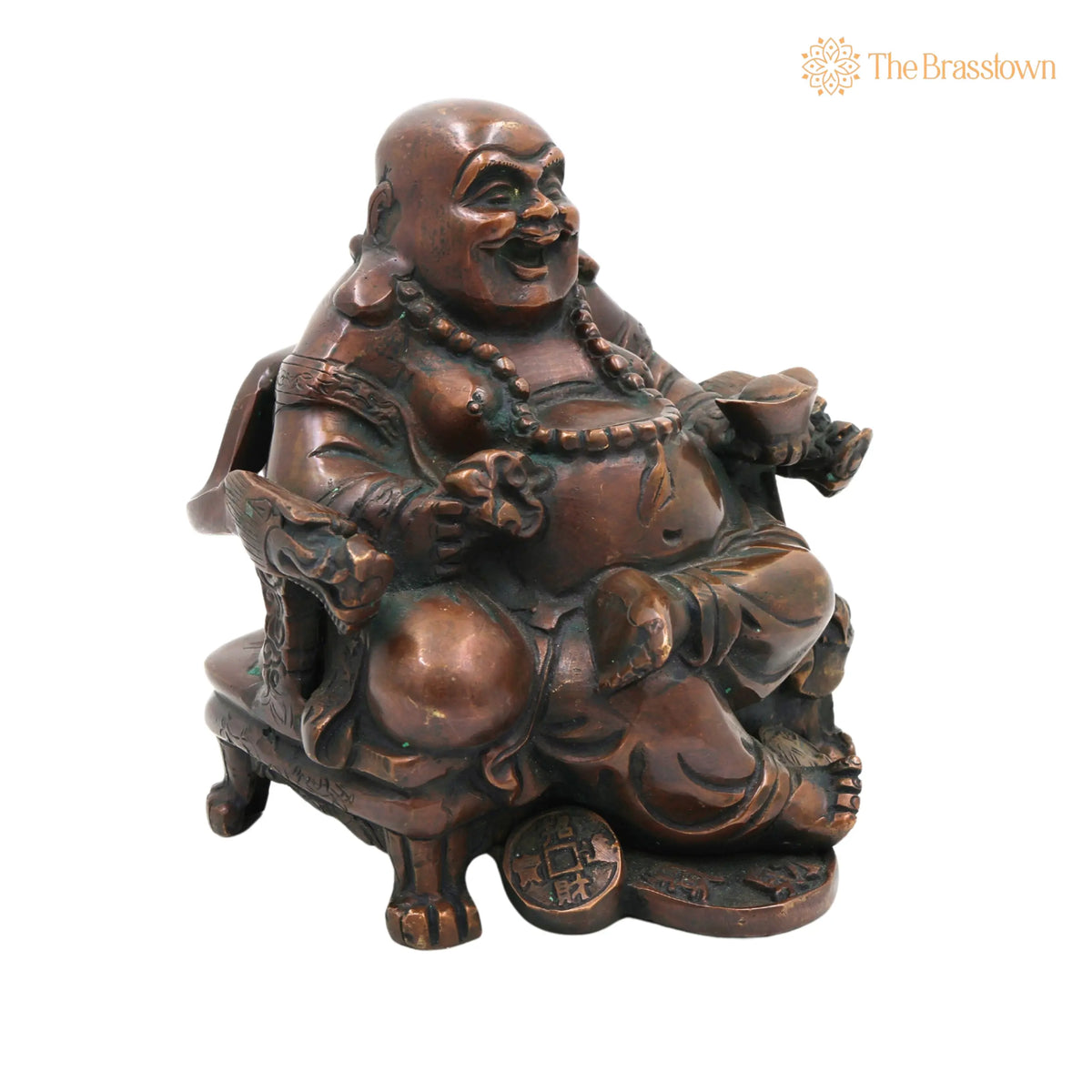 Brass Kubera Idol – Handcrafted Lord Kuber Kuvera Vaisravana Murti, Pooja, Vastu &amp; Prosperity 6.5 Inch 3
