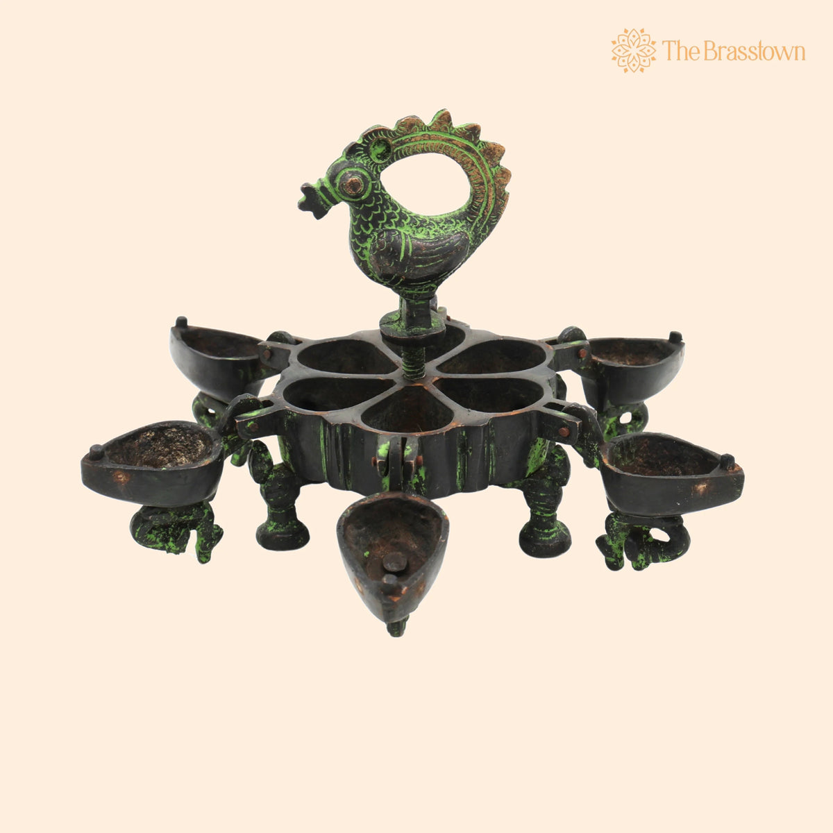 Brass Decorative Boxes – Handcrafted Box, Multipurpose Boxes, Sindoor Boxes, Sindhur Box, Antique for Home Décor, Puja &amp; Gifting 4.5 Inch 1