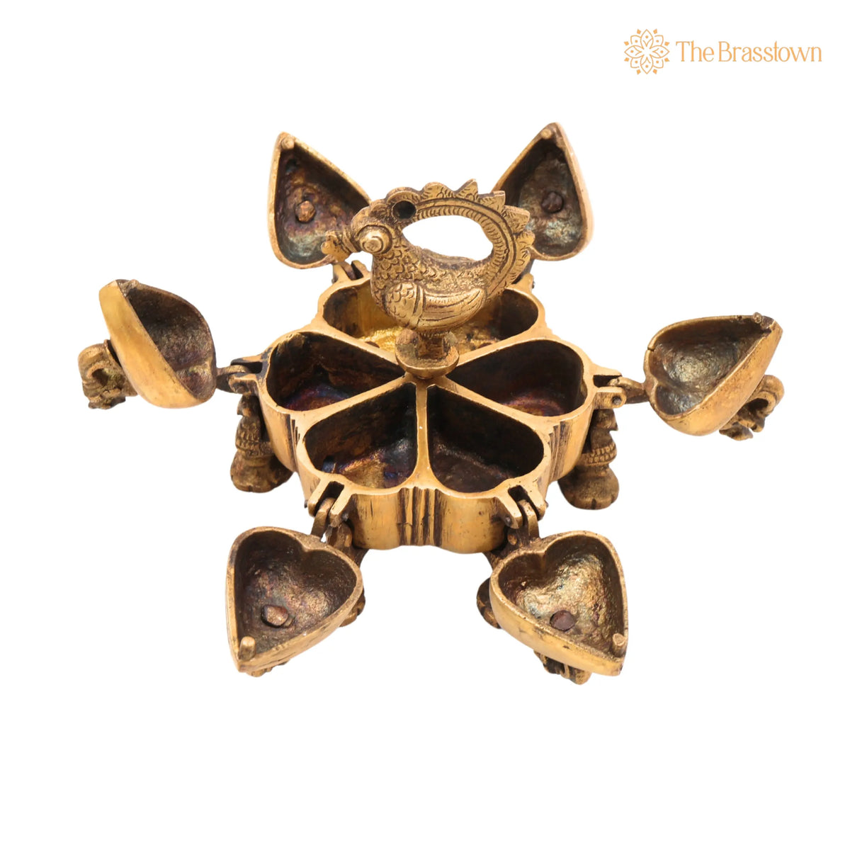 Brass Decorative Boxes – Handcrafted Box, Multipurpose Boxes, Sindoor Boxes, Sindhur Box, Antique for Home Décor, Puja &amp; Gifting 4.5 Inch 2